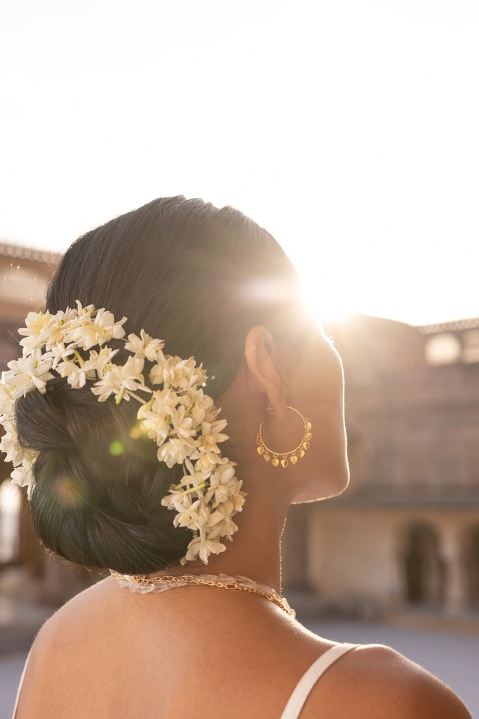 Peepal Leaf Hoops from Rize