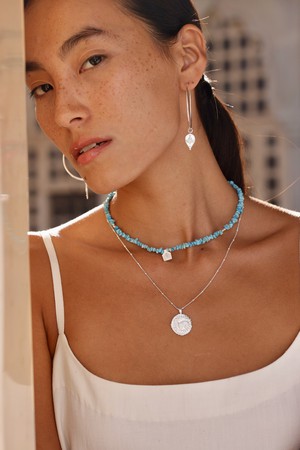 Turquoise Goddess Necklace from Rize