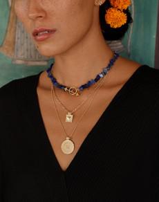 Lapis Lazuli Choker Necklace via Rize