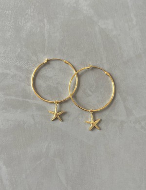 Multi Charm Hoop Earrings from Rize