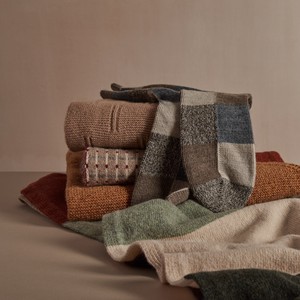 Fine Merino Wool Socks | Earth Patchwork from ROVE