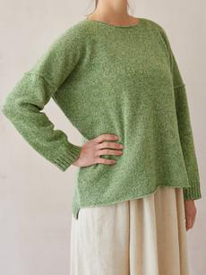 Staple Jumper | Green Marl via ROVE