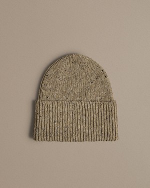 Unisex Donegal Beanie | Oatmeal from ROVE