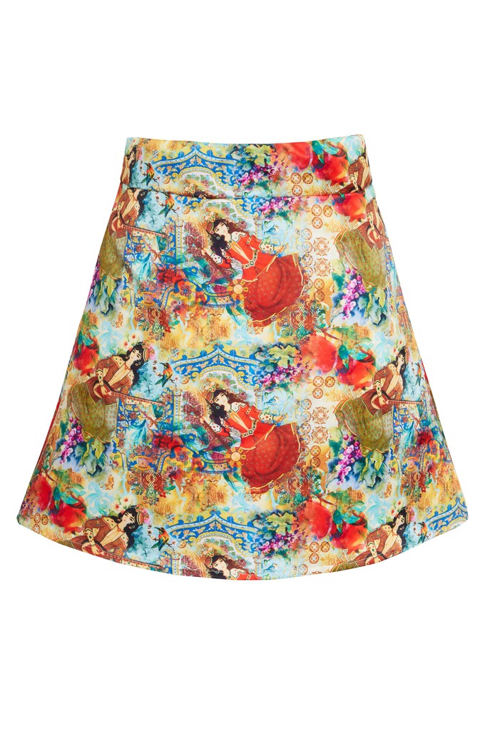 Printed Mini Skirt from Sarvin