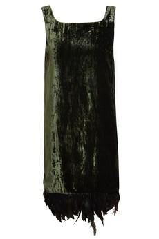 Silk Velvet Dress via Sarvin