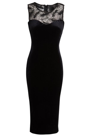 Velvet Bodycon Dress from Sarvin