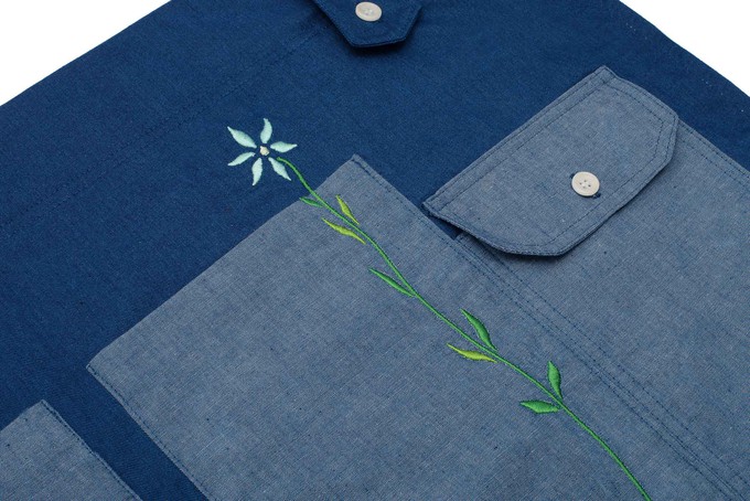 The Ultimate Luxury Gardener’s Gift Set, Japanese Denim from Saywood.