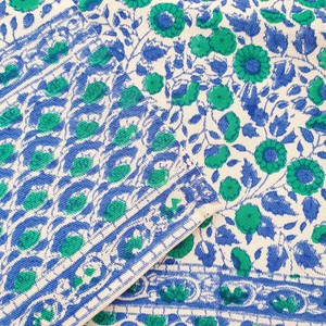 Block-printed organic cotton placemats (set of 2) from Shakti.ism