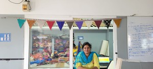 Upcycled sari flags, reusable sari bunting from Shakti.ism