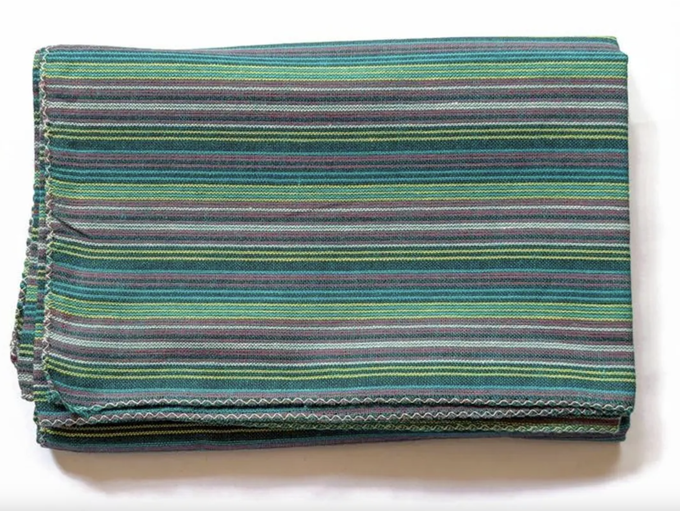 Soft cotton striped scarf, handwoven in Nepal from Shakti.ism