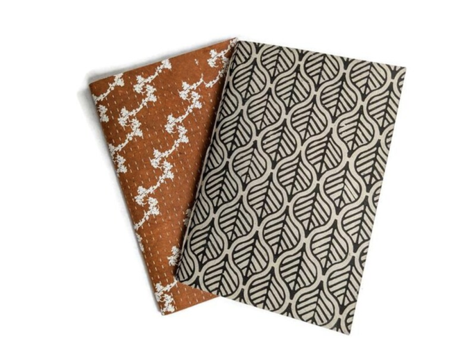 Eco friendly Lokta paper pocket notebook from Shakti.ism