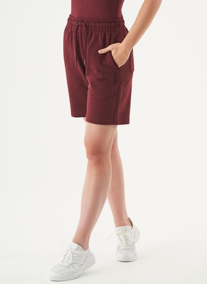 Shorts Sheyma Bordeaux from Shop Like You Give a Damn