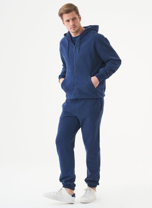 Unisex Zip-Up Hoodie Junda Navy from Shop Like You Give a Damn