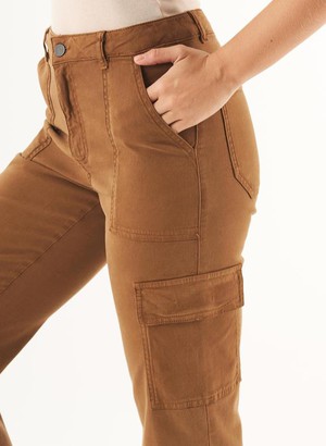 Tencel® Cotton Drawstring Cargo Pants