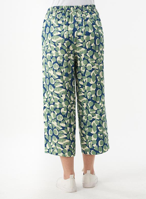 Project Cece Culotte Pants Print Green