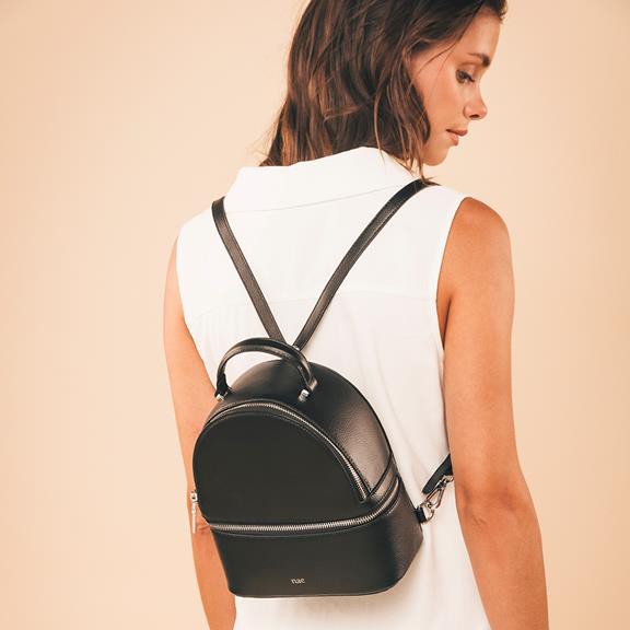 Backpack Small Ame Black from Shop Like You Give a Damn