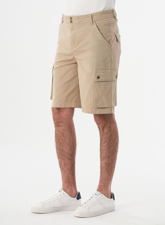 Cargo Shorts Beige from Shop Like You Give a Damn