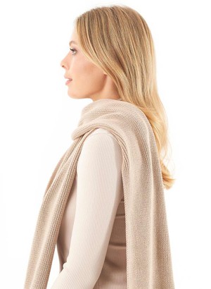 Unisex Scarf Organic Cotton Beige from Shop Like You Give a Damn