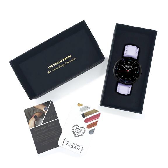 Moderna Watch All Black & Lilac from Shop Like You Give a Damn