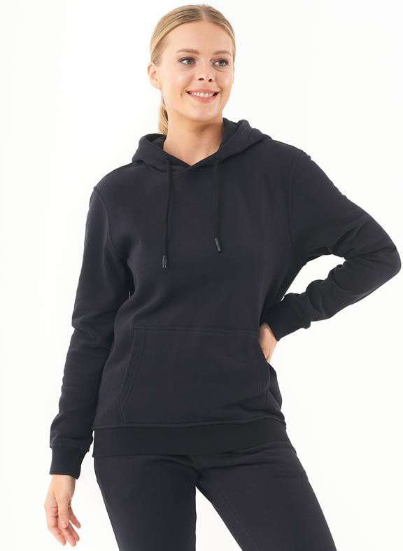 Soft Touch Zipped Hoodie Black from Shop Like You Give a Damn