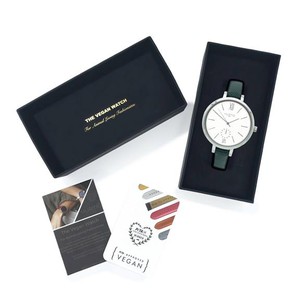 Watch Amalfi Petite Silver White & Dark Green from Shop Like You Give a Damn