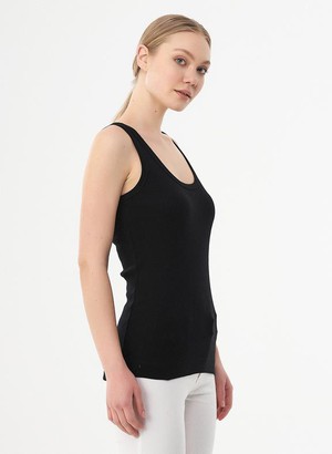 Ribbed Top Organic Cotton Black from Shop Like You Give a Damn