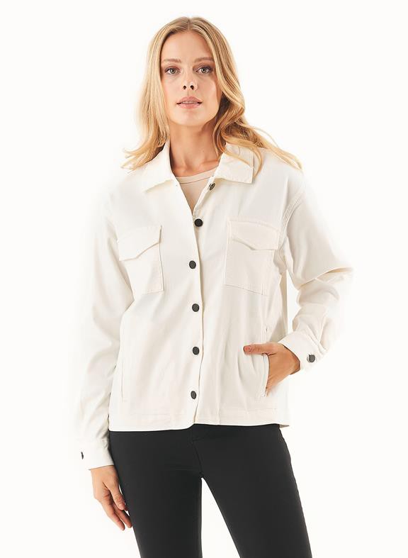 Cotton shirt jacket best sale