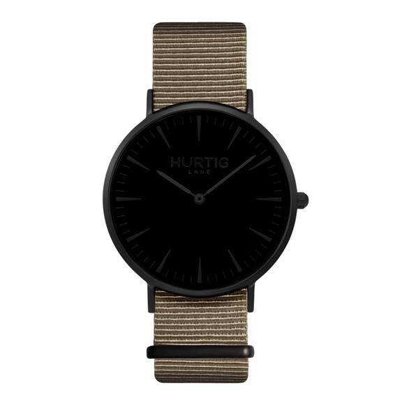 Montezuma Nato Watch All Black & Sand from Shop Like You Give a Damn