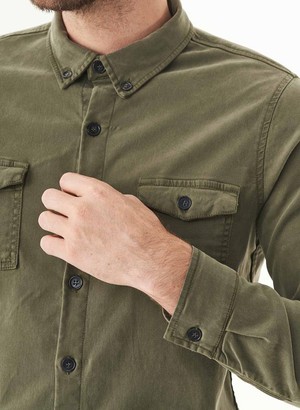 Shirt Tencel Organic Cotton Olive from Shop Like You Give a Damn