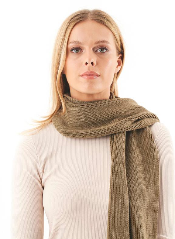 Unisex Scarf Organic Cotton Olive Oil from Shop Like You Give a Damn