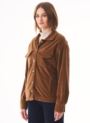 Corduroy Jacket Organic Cotton Brown from Shop Like You Give a Damn