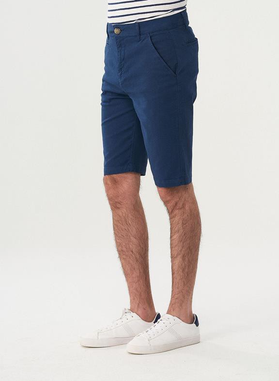 Chino Shorts Organic Cotton Blue from Shop Like You Give a Damn