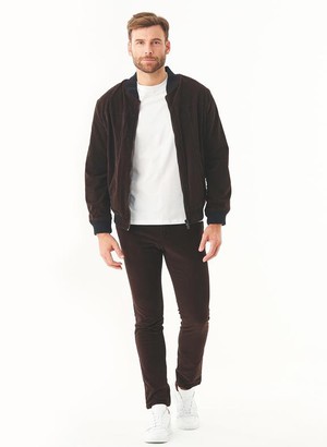 Corduroy Slim Fit Pants Espresso from Shop Like You Give a Damn