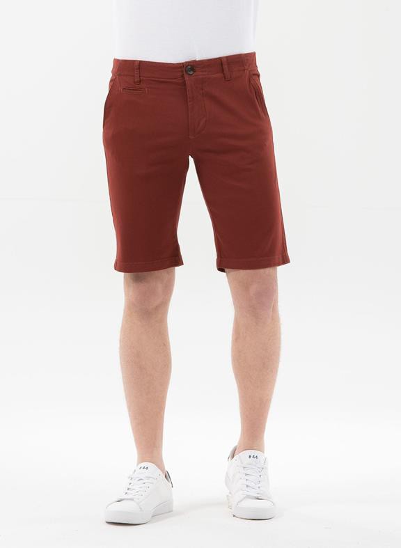 Slim Fit Chino Shorts Brown from Shop Like You Give a Damn