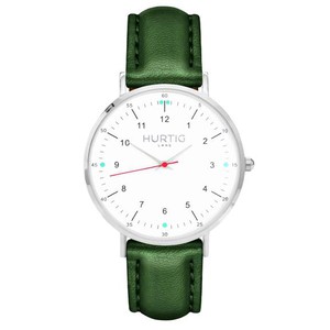 Watch Moderno Silver, White & Green from Shop Like You Give a Damn