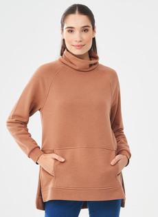 Turtleneck Sweatshirt Light Brown via Shop Like You Give a Damn