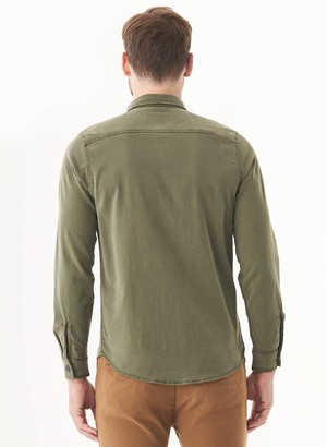 Shirt Tencel Organic Cotton Olive from Shop Like You Give a Damn