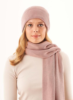 Unisex Beanie Organic Cotton Misty Rose from Shop Like You Give a Damn