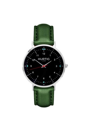 Watch Moderno Silver, Black & Green from Shop Like You Give a Damn