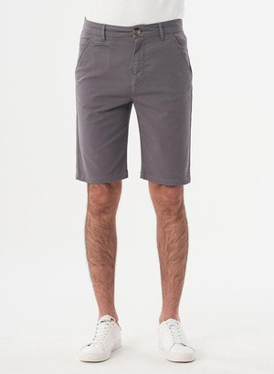 Skinny Chino Shorts Dark Grey from Shop Like You Give a Damn