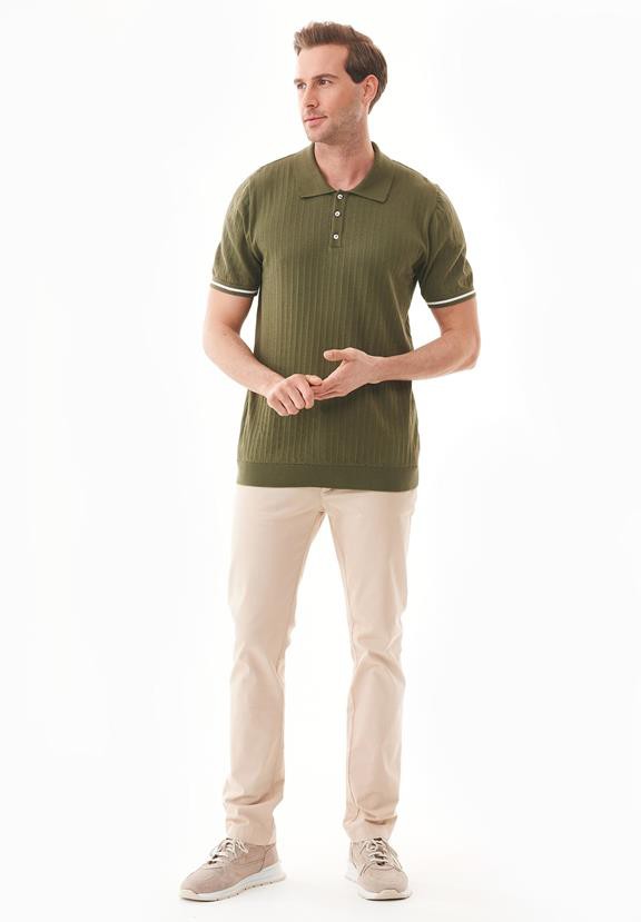 Polo Shirt Knit Khaki Green from Shop Like You Give a Damn