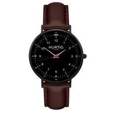 Moderna Watch All Black & Chestnut via Shop Like You Give a Damn