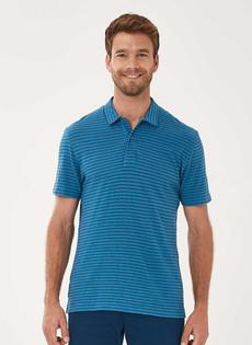 Striped Polo Blue via Shop Like You Give a Damn