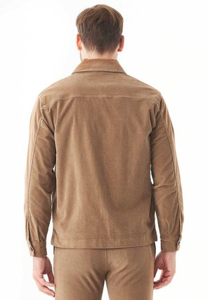 Overshirt Corduroy Full Zip Cord Camel Brown from Shop Like You Give a Damn