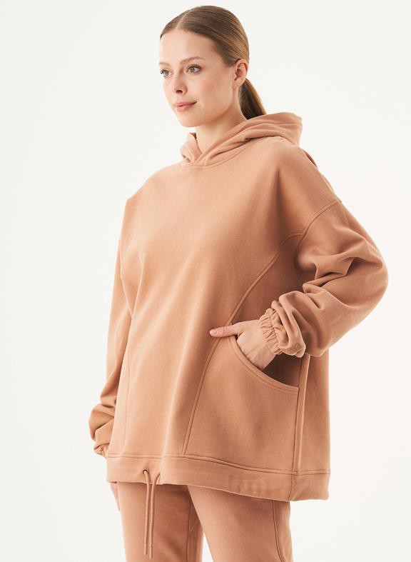 Oversized Hoodie Hande Light Brown from Shop Like You Give a Damn