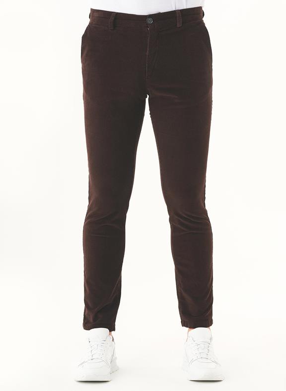Corduroy Slim Fit Pants Espresso from Shop Like You Give a Damn