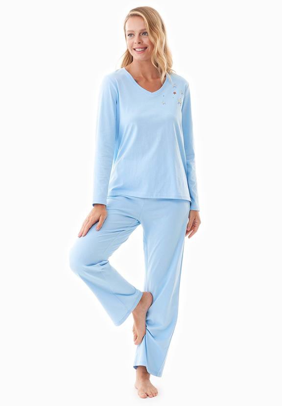 Pajama Set Tieerra Light Blue from Shop Like You Give a Damn