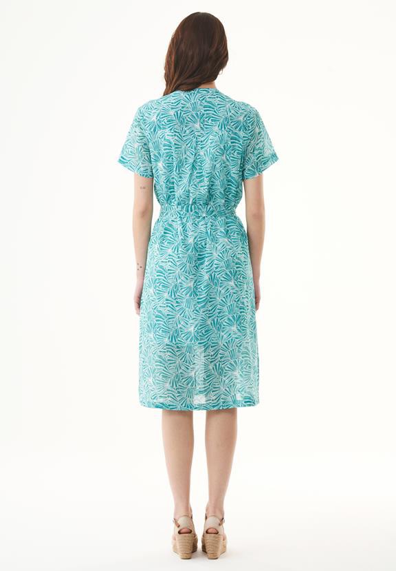 Voile Dress Flower Emerald Blue from Shop Like You Give a Damn