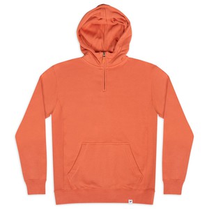 birling organic cotton quarter zip hoodie from Silverstick