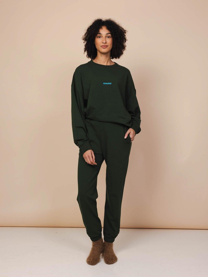 Dark Green Sweater and Pants set Unisex from SNURK